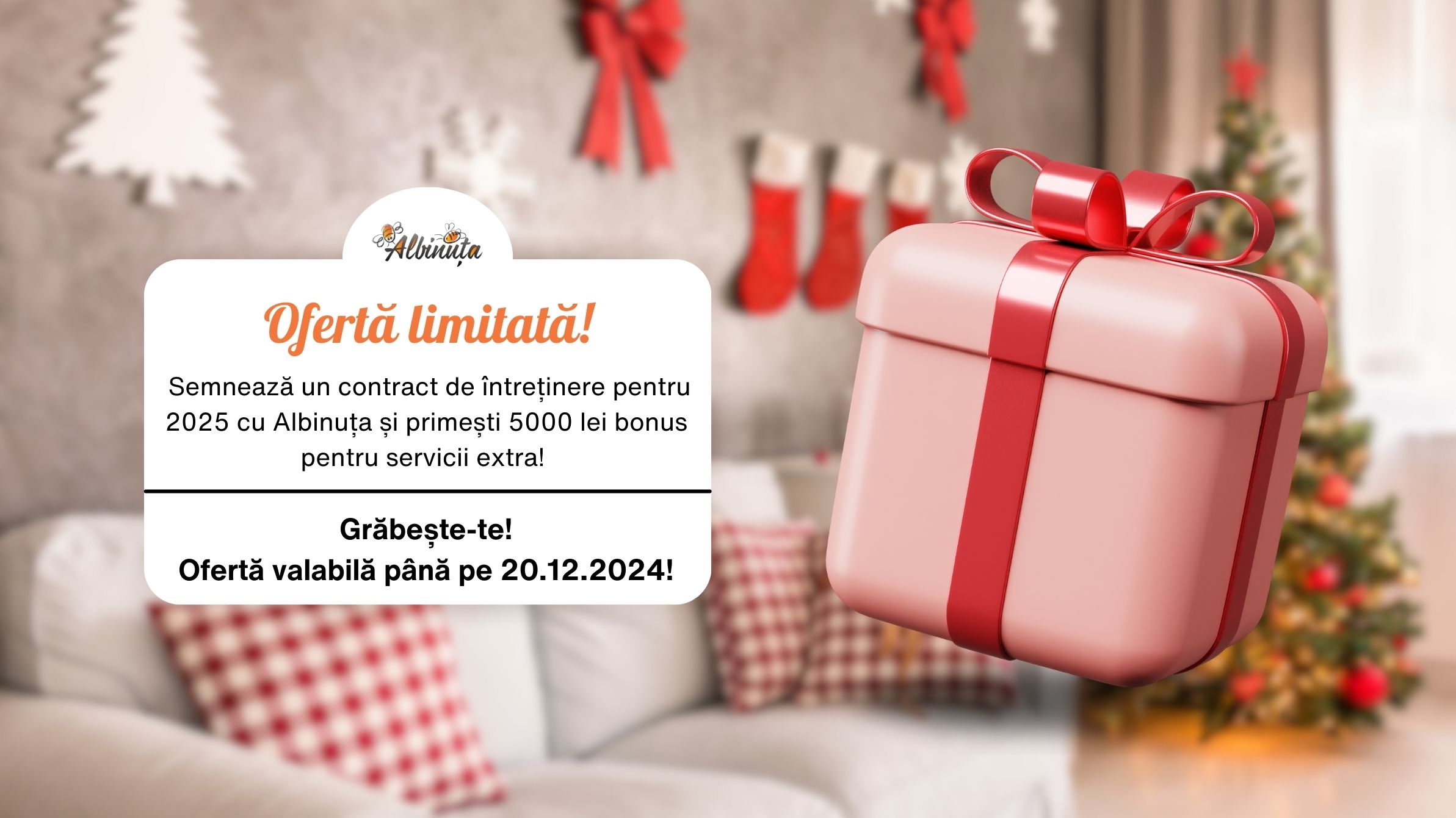 Чистота без забот в 2025 году: Подпишите контракт и получите бонус 5000 леев!