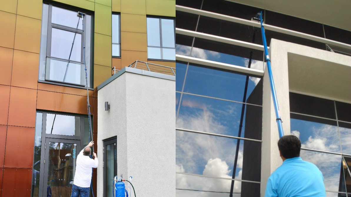 Metode profesionale pentru curățarea geamurilor și fațadelor în birouri și spații comerciale
